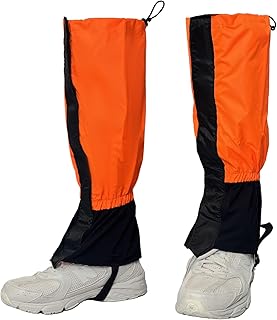 BUBEHYMY 1 Pairs Gators for Hiking Boots,Adjustable Leg Gaiters for Women and Men Boots, Waterproof and Breathable Trail Gaiters for Hiking, Snow and Garden Weeding