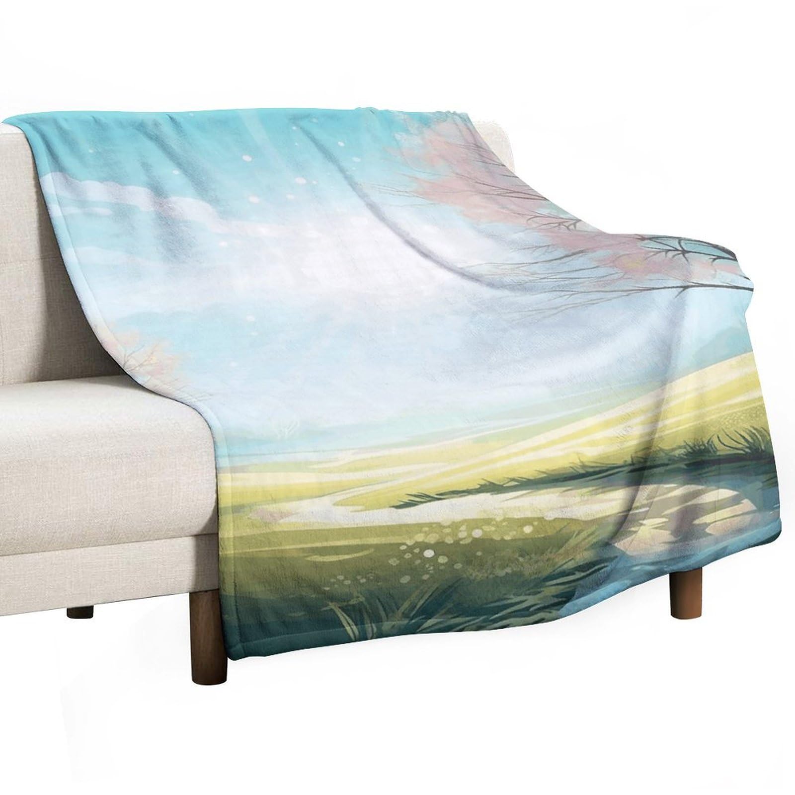 Couverture polaire confortable finie les nuits froides plaid léger canapé