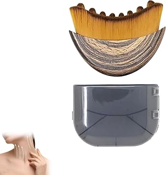 Lymphatic Contour Face Brush, Lymphatic Drainage Massager for Face, Dry Brushing Face Brush, Chin & Jawline Sculpting, Ergonomically Designed to Fit The Skin Precisely and Relieve Fatigue 1PCS