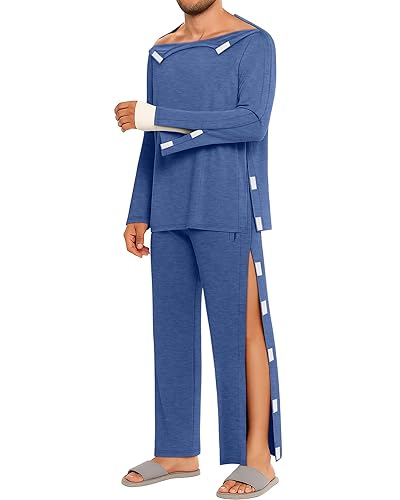 Men Full Tear Away Suit Set 2 Pcs Open Post