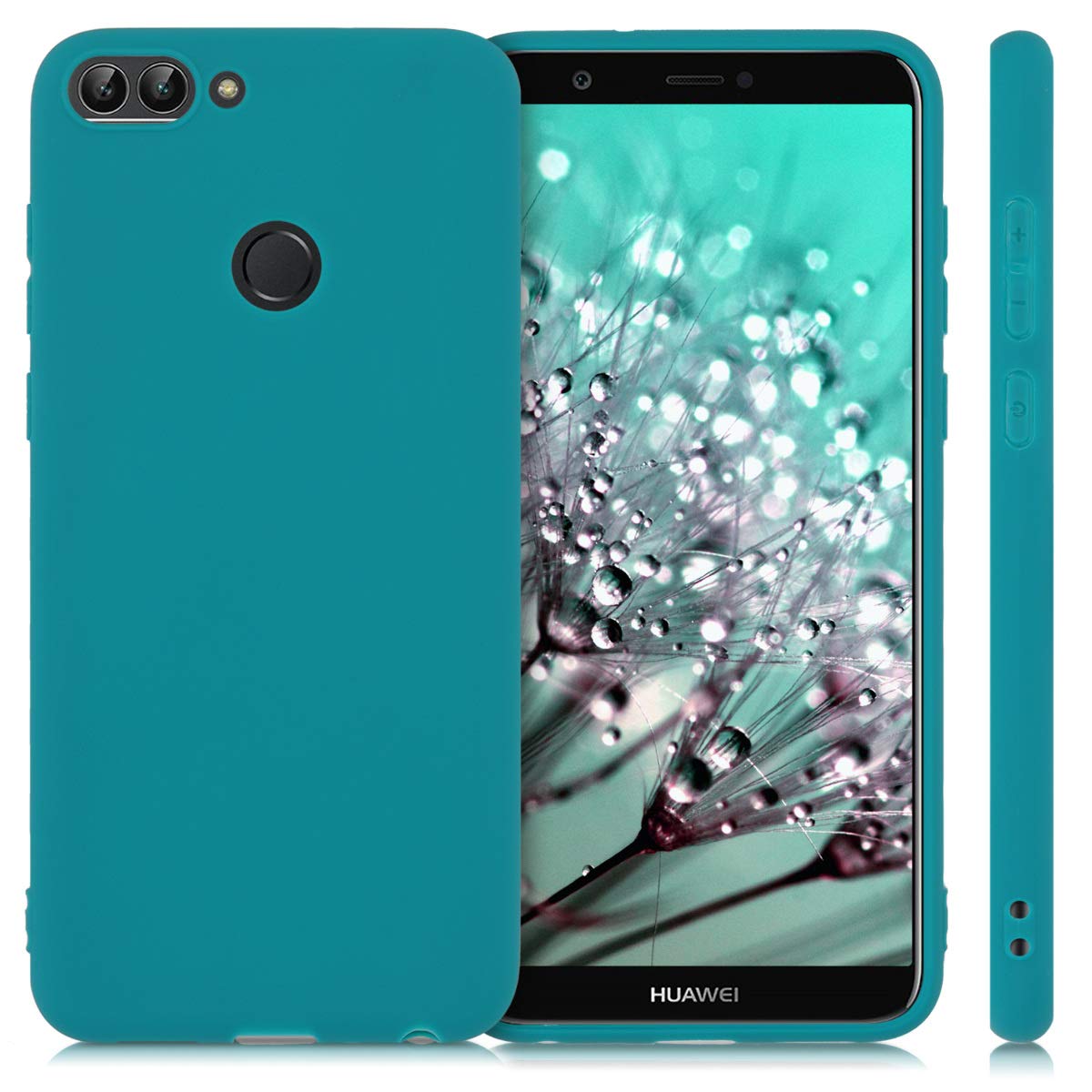 Coque Souple TPU Pour Huawei Enjoy 7S / P Smart (2017) - Couleur Or Rose Métallisé - Protection Anti-chocs - 2
