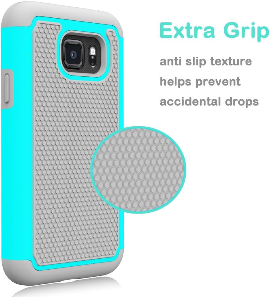 Galaxy S7 Active Case, Jeylly(TM) [Shock Proof] Scratch Absorbing Hybrid Rubber Plastic Impact Defender Rugged Slim Hard Case Cover Shell for Samsung Galaxy S VII Active AT&T SM-G890 G891