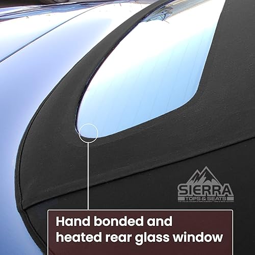 Miniatura 3 de Sierra Auto Tops - Parte superior suave convertible con ventana de vidrio calefactada se adapta a los modelos Ford Mustang Shelby y GT500 2005-2014