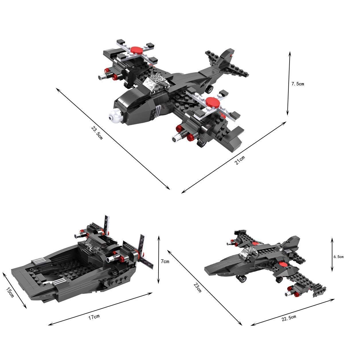 Dimensions of the three COGO 3010 models
