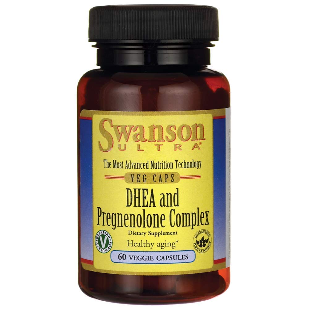 Dhea and Pregnenolone Complex 60 Veg Capsules