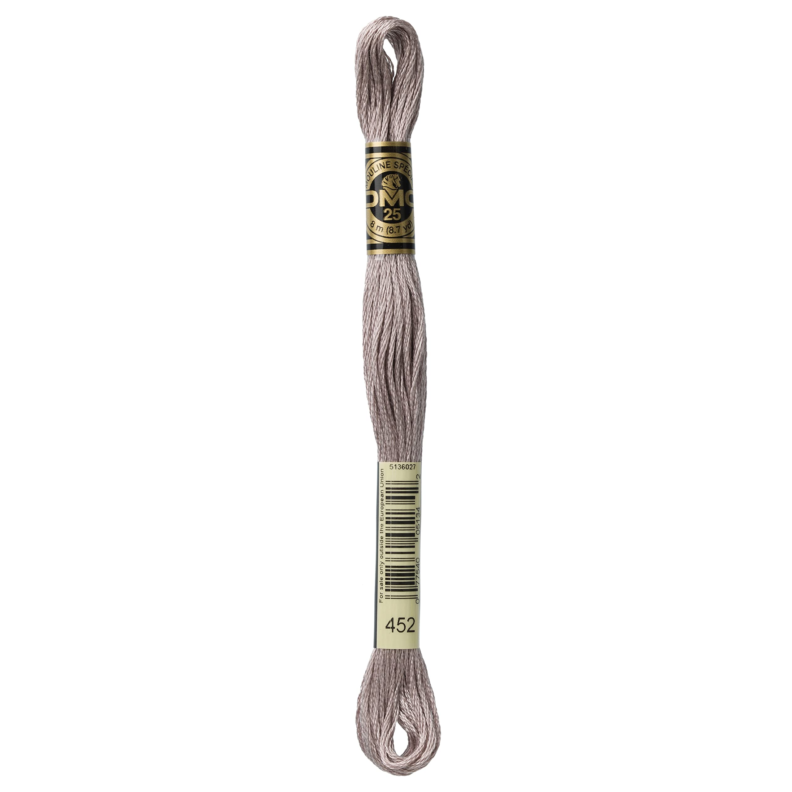 DMC 6-Strand Embroidery Cotton Floss, Medium Shell Grey