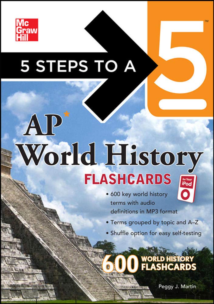 5 Steps to a 5 AP World History Flashcards [With Booklet] Martin
