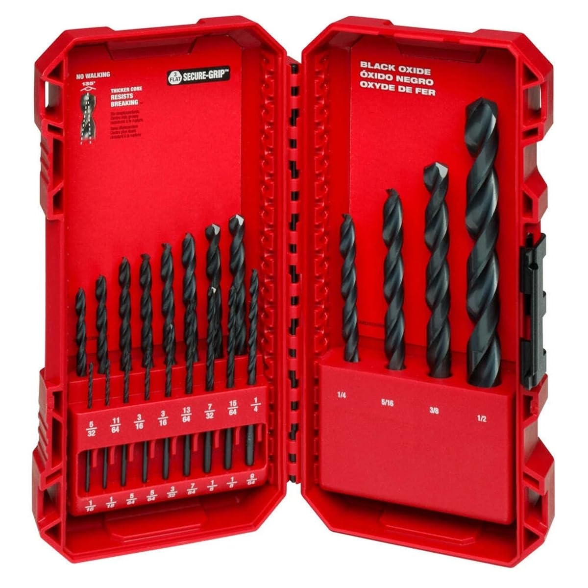 48-89-2801 Thunderbolt Black Oxide Drill Bit Set - 21 PC