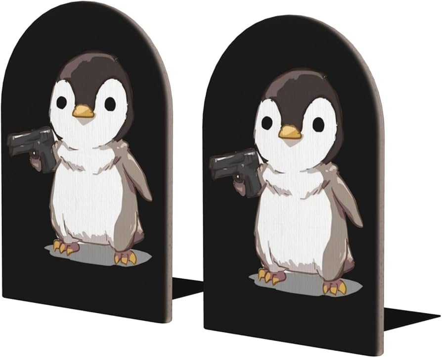 Amazon.co.jp: ブックエンド 面白い ペンギン 本立て L型 2枚1組 木製 Amazon.co.jp: ブックエンド 面白い ペンギン 本立て L型 2枚1組 木製