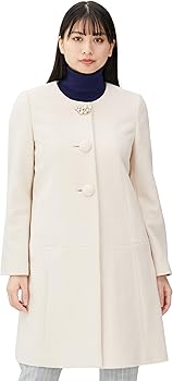 Amazon | [レッセパッセ] Ladyﾉｰｶﾗｰｺｰﾄ ｴｸﾘｭｰ 038 | コート