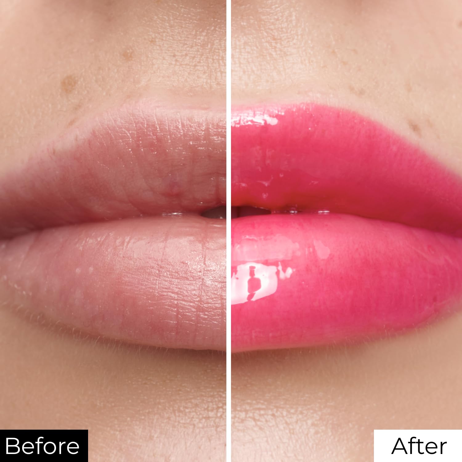 Lamel All In One Lip Tinted Plumping Oil- Peachy, Lip Oil Tint for Pigmented Lips | Hydrating, Plumping & Glossy Lip Tint | Non-Sticky Lip Oil with Long-Lasting Tint | 3ml 1