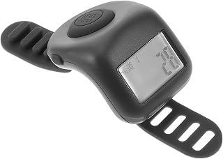 INOOMP 1 Juego Contador electronico Contador de Mano Contador Digital electronico Mini Dispositivo Contador Dispositivo Contador de diseño de Anillo Contador Universal el plastico Negro