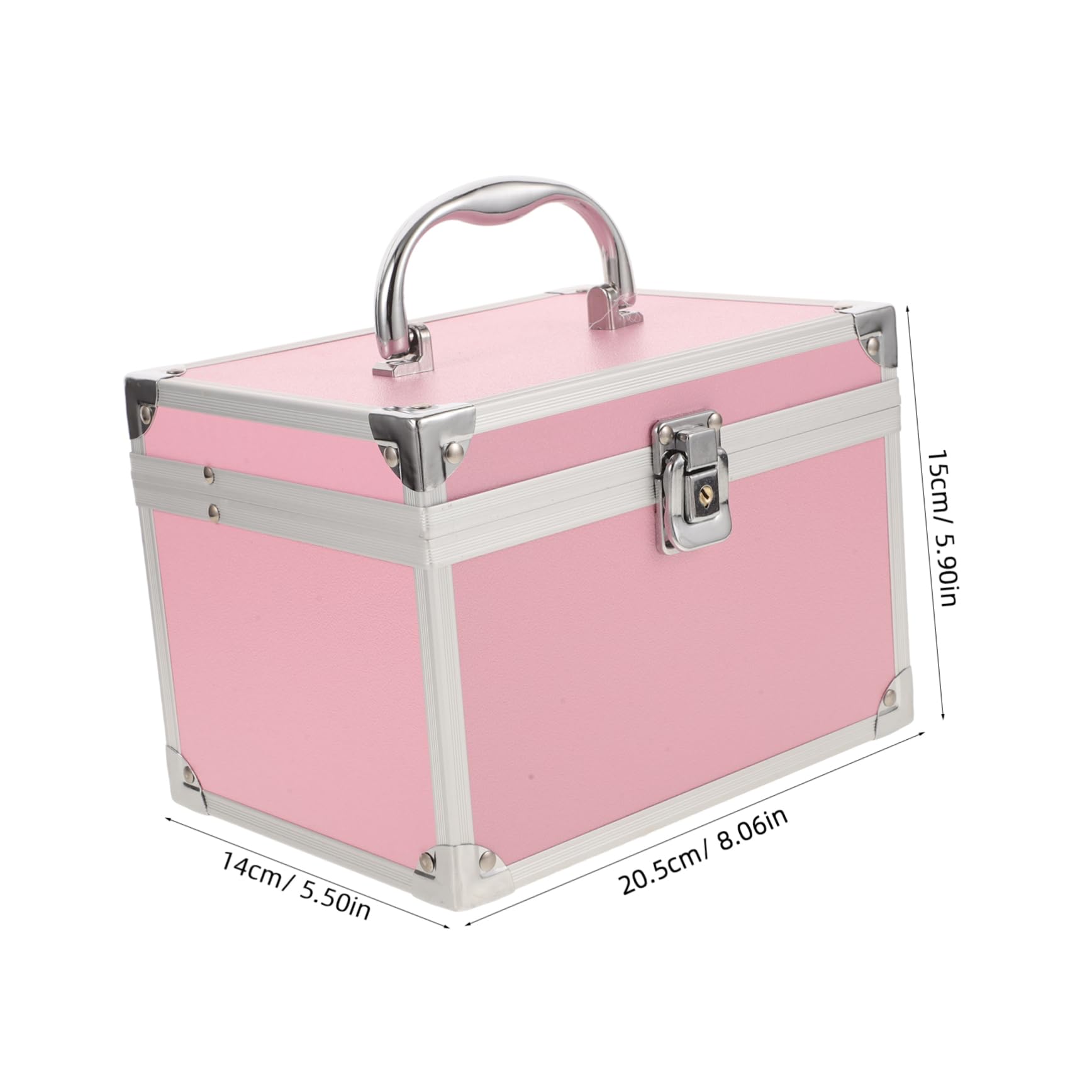 Scatola Portautensili in Alluminio Cassetta Degli Attrezzi Strati Organizer Per Strumenti e Accessori Scatola Di Immagazzinaggio Con Maniglia Per Officina Casa Ufficio e Viaggi