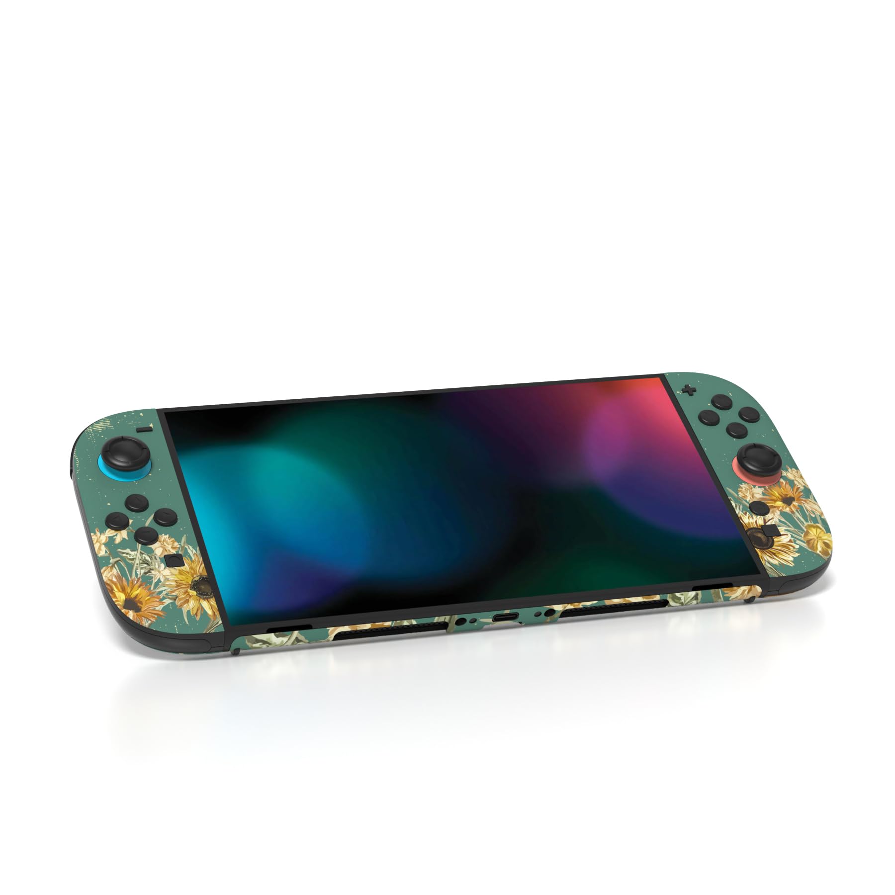 PlayVital for Nintendo Switch 2 Skin Full Set (2-Pack) - Protective Vinyl Decal Stickers for Switch 2 Console, Controllers, Handle Grips & Dock | No Residue, Anti-Scratch - Sunflowers - 3