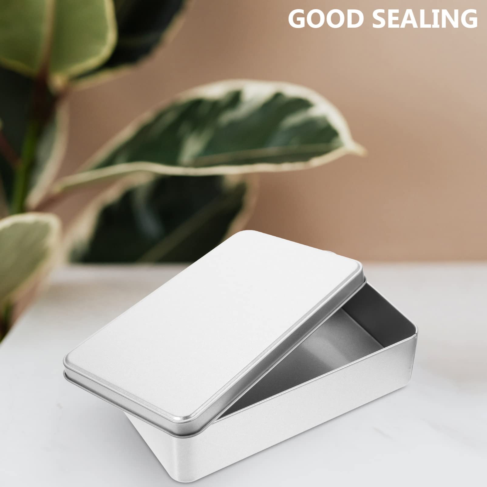 Amazon.co.jp: ブリキ缶 小物入れ 四角 缶ケース 缶 ボックス 納缶 長