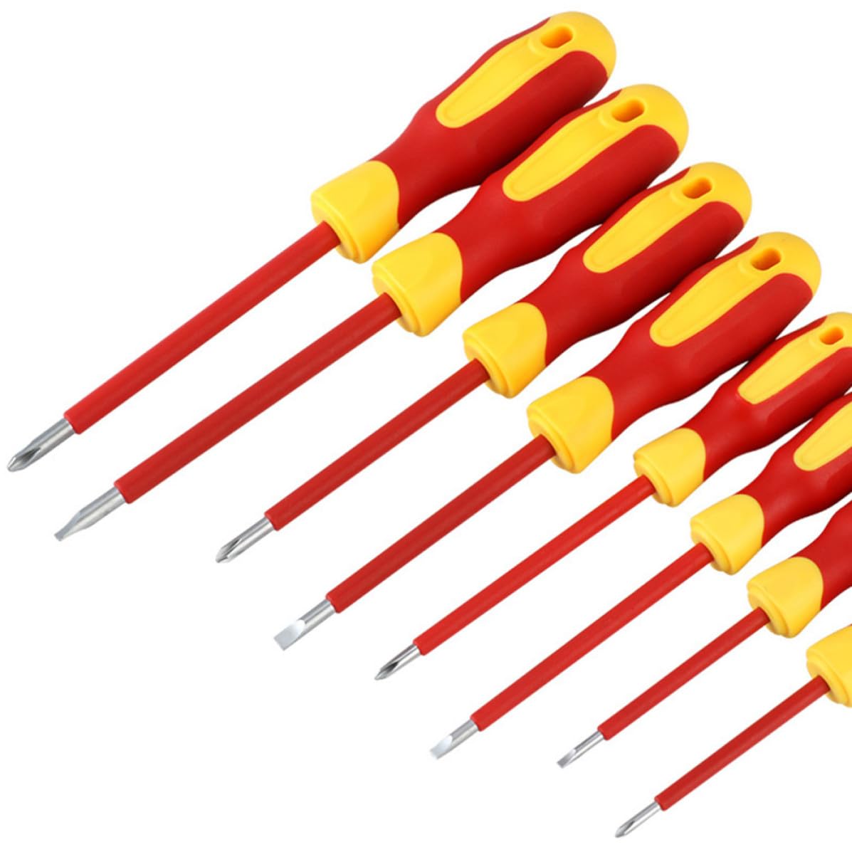 Jeu de Tournevis en Acier Chrome-vanadium Crv Isolés pour Électricien