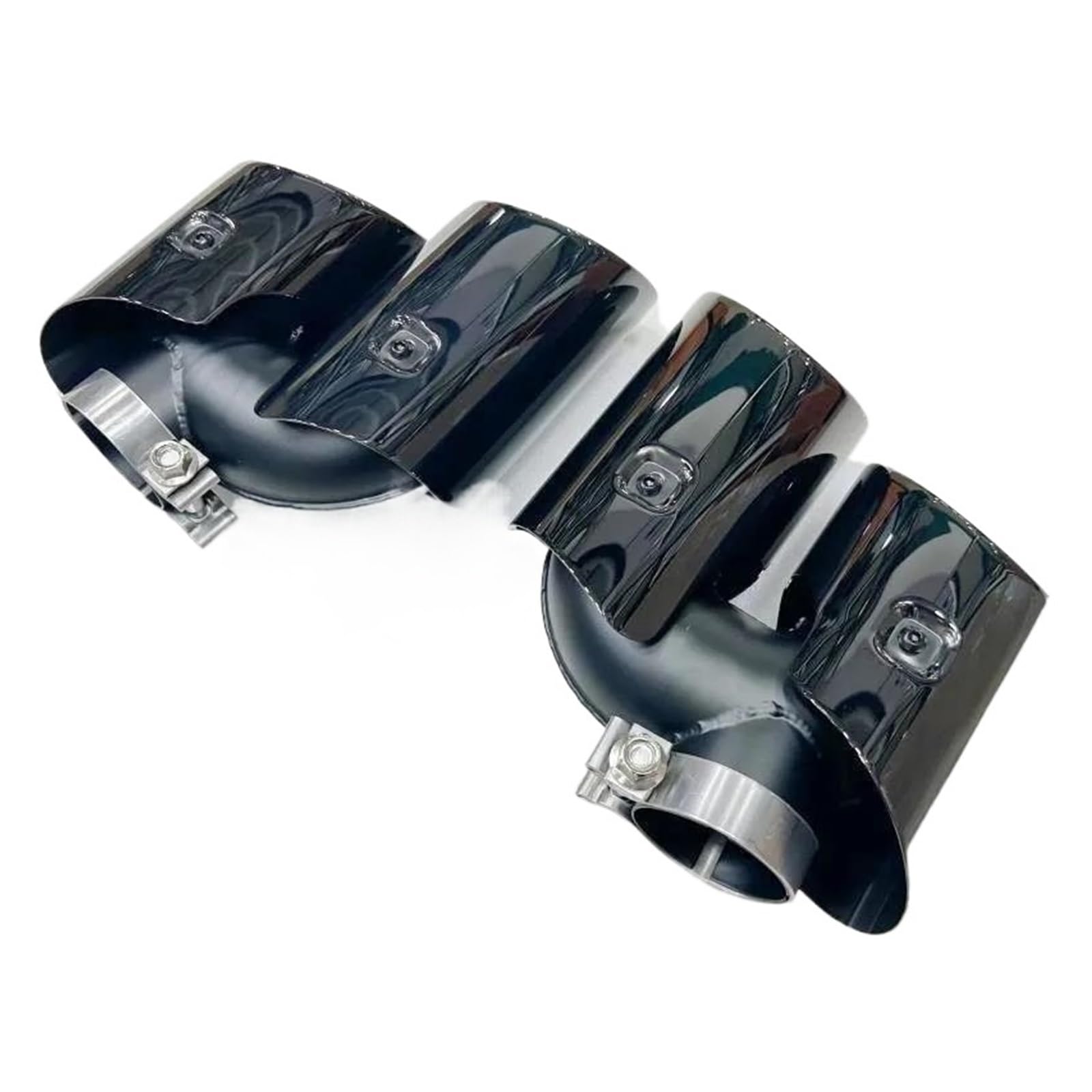 Tuyaux D'échappement Pour Macan 2.0T 2014 2015 2016 2017 2018 Tuyau D'échappement Voiture Silencieux Queue Pointe Système D'échappement Tuyau Auto Queue Sortie D'air Embout Échappement