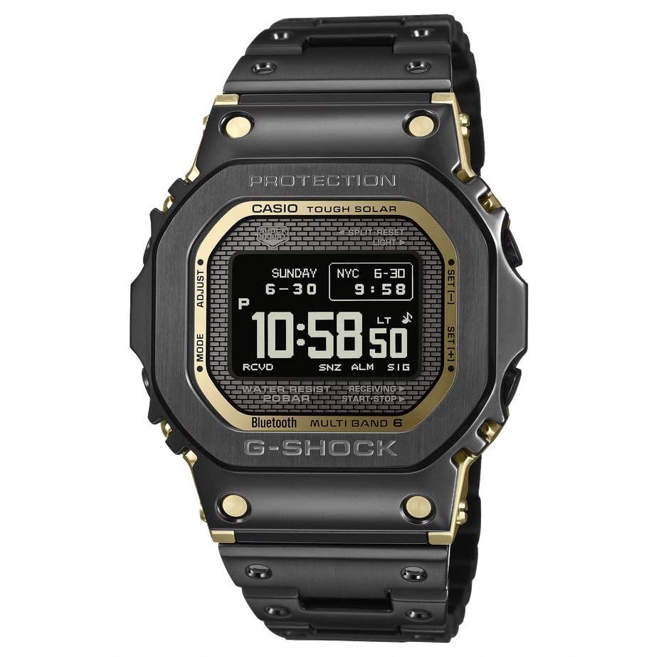 Casio Orologio G-Shock GMW-BZ5000BD-1ER Sportivo Acciaio Brunito Nero