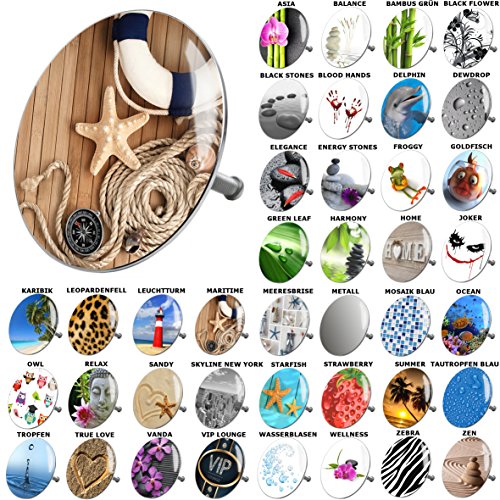 Sanilo Badewannenstöpsel, viele schöne Stöpsel für die Badewanne zur Auswahl, hochwertige Qualität, Maritime