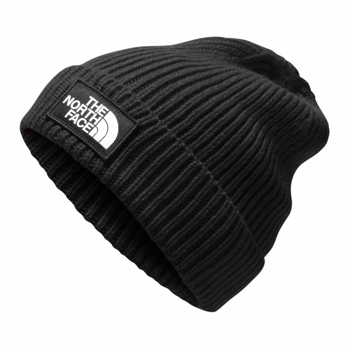The North Face Tnf Logo Box Cuffed Beanie Tnf Os-Reg Black