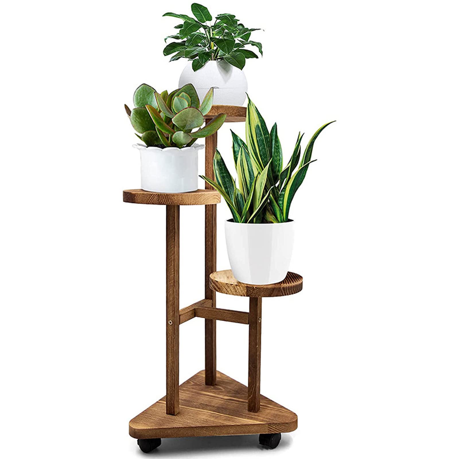 Présentoir extérieur pour plantes de jardin et aménagement de balcon chaleureux