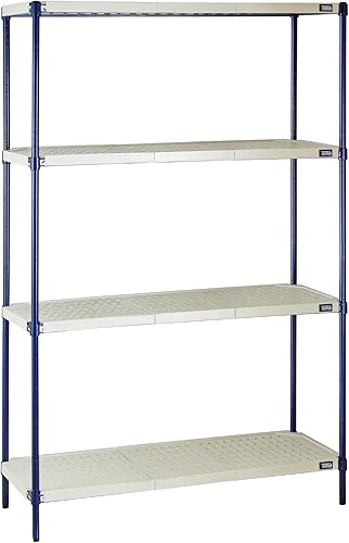 QUANTUM STORAGE SYSTEMS RPWR72-2448E - EstanterĂa ajustable de 4 estantes capacidad de carga de 600 libras por estante 72 pulgadas de alto x 48 QUANTUM STORAGE SYSTEMS RPWR72-2448E - EstanterĂa ajustable de 4 estantes capacidad de carga de 600 libras por estante 72 pulgadas de alto x 48