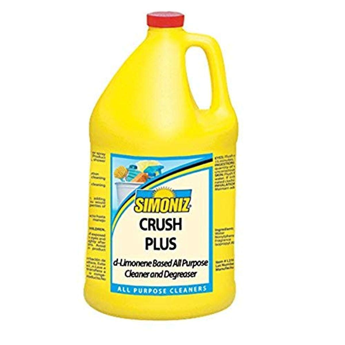 Simoniz C0669004 Crush Plus All-Purpose Cleaner and Degreaser, 1 gal Bottles per Case (Pack of 4)