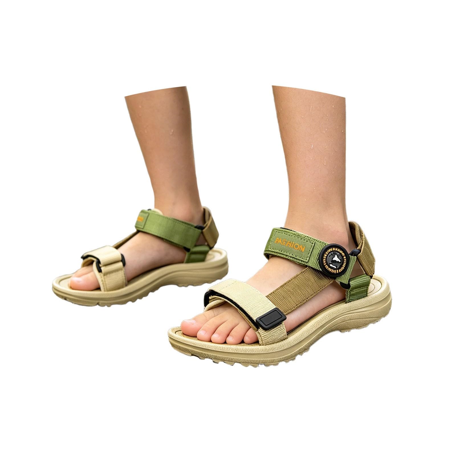 Sandali leggeri per bambini, scarpe estive con suola morbida per esterni e spiaggia, punta aperta per gioco quotidiano