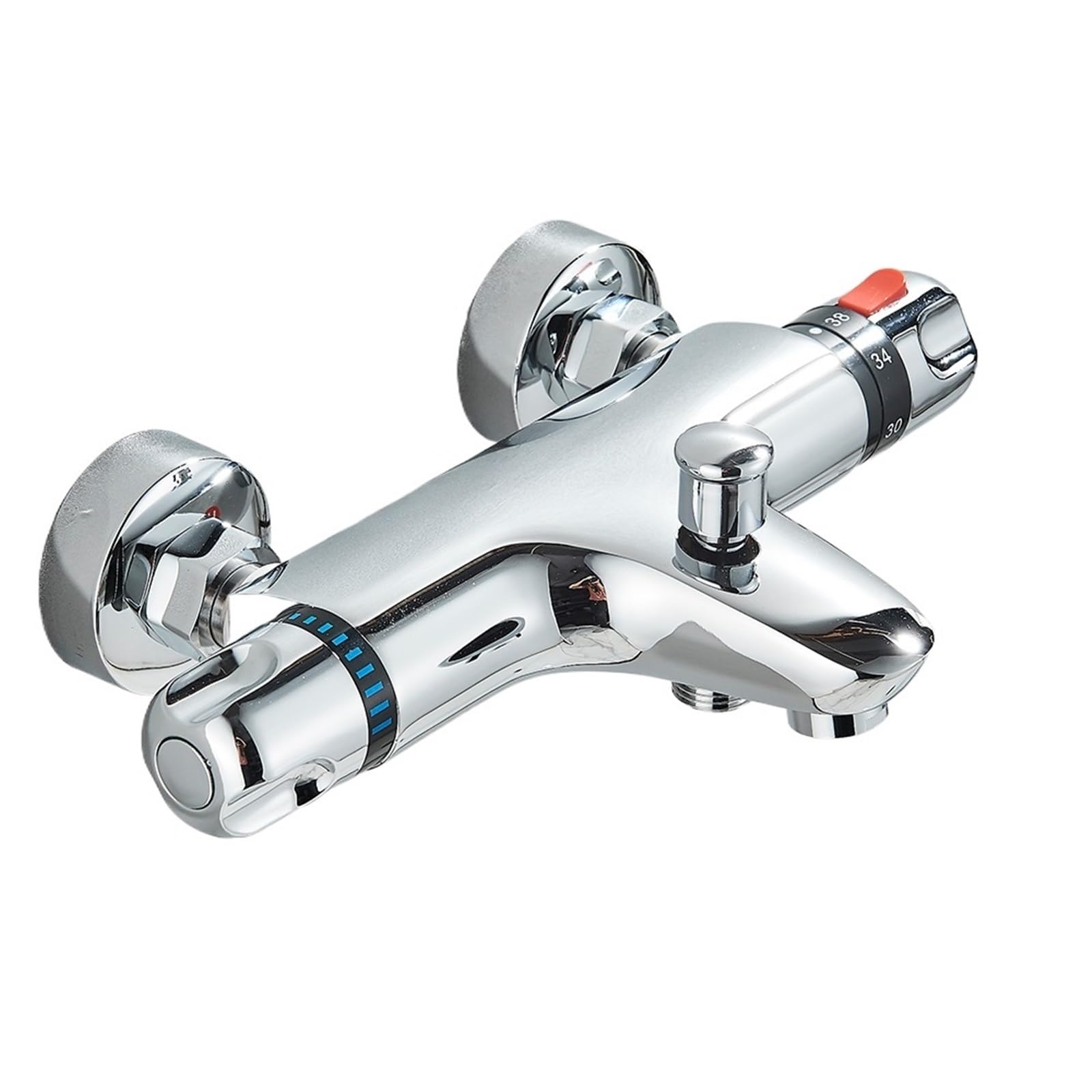 Thermostatic Shower Mixer Thermostatic Shower Faucets Set Bathroom Mixer Tap Mixing Valve Bathtub Faucet(Chrome B)
