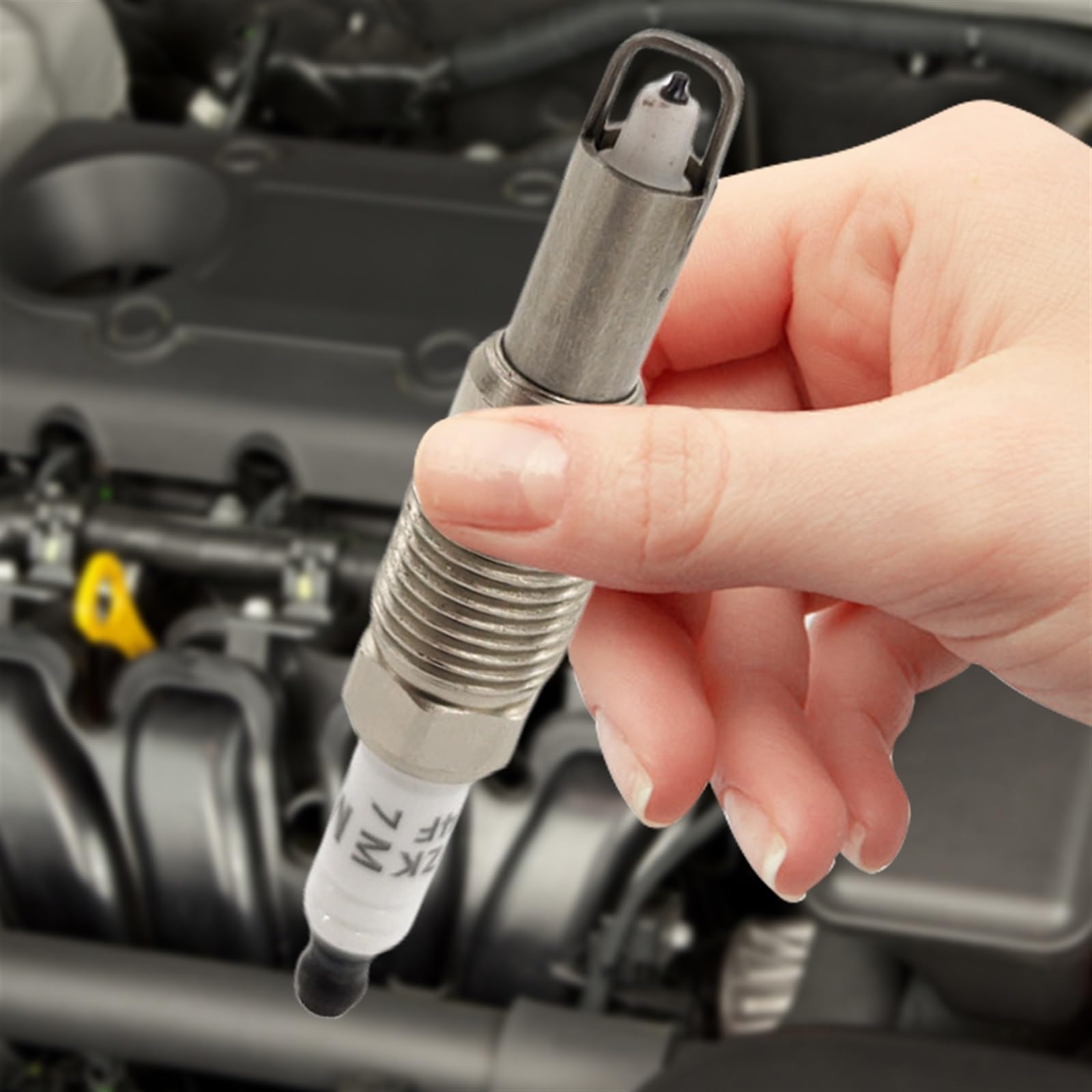 Bujía de Encendido de Motor para Ford Expedition F150 F250 SP546, Adaptador de Bobina de Encendido ZK14F, Punto de fusión Alto para Accesorios de Coche, bujía de Platino e iridio.