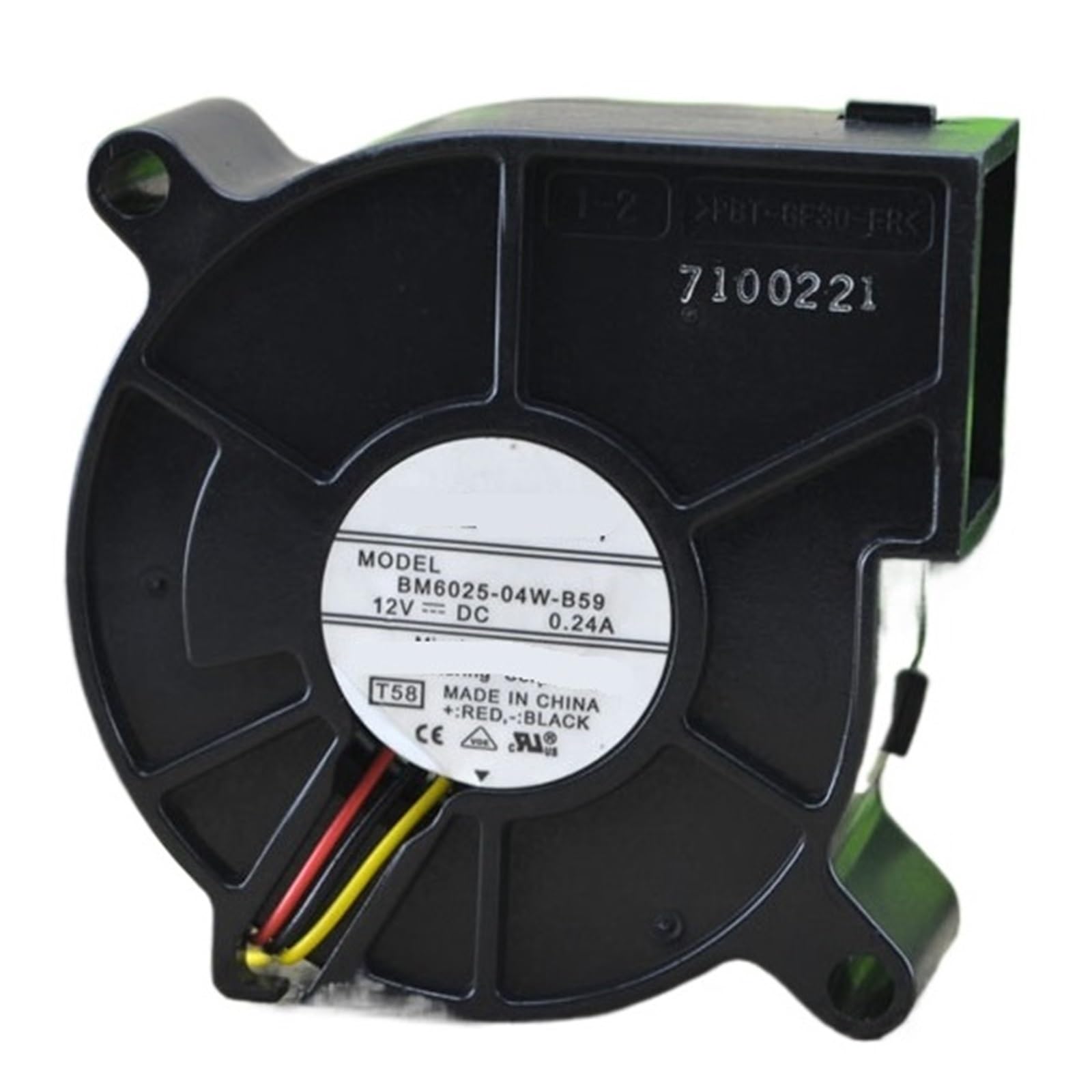 ANERTQUIH BM6025-04W-B59 DC12V 0.24A 6025 60 * 25 mm Cooling Fan