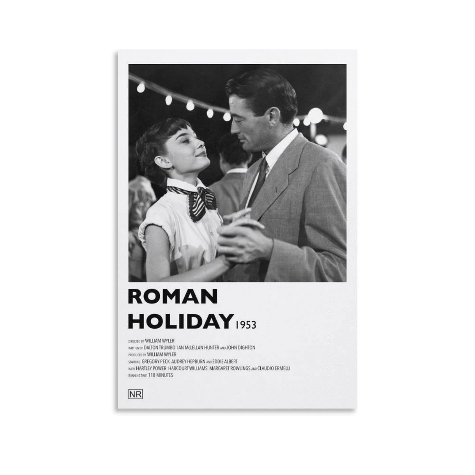 Amazon.co.jp: Audrey Hepburn Roman Holiday映画ポスター ローマの