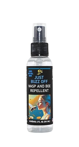 JUST Buzz Off Wasp and Bee Repellent, 2 fl oz,