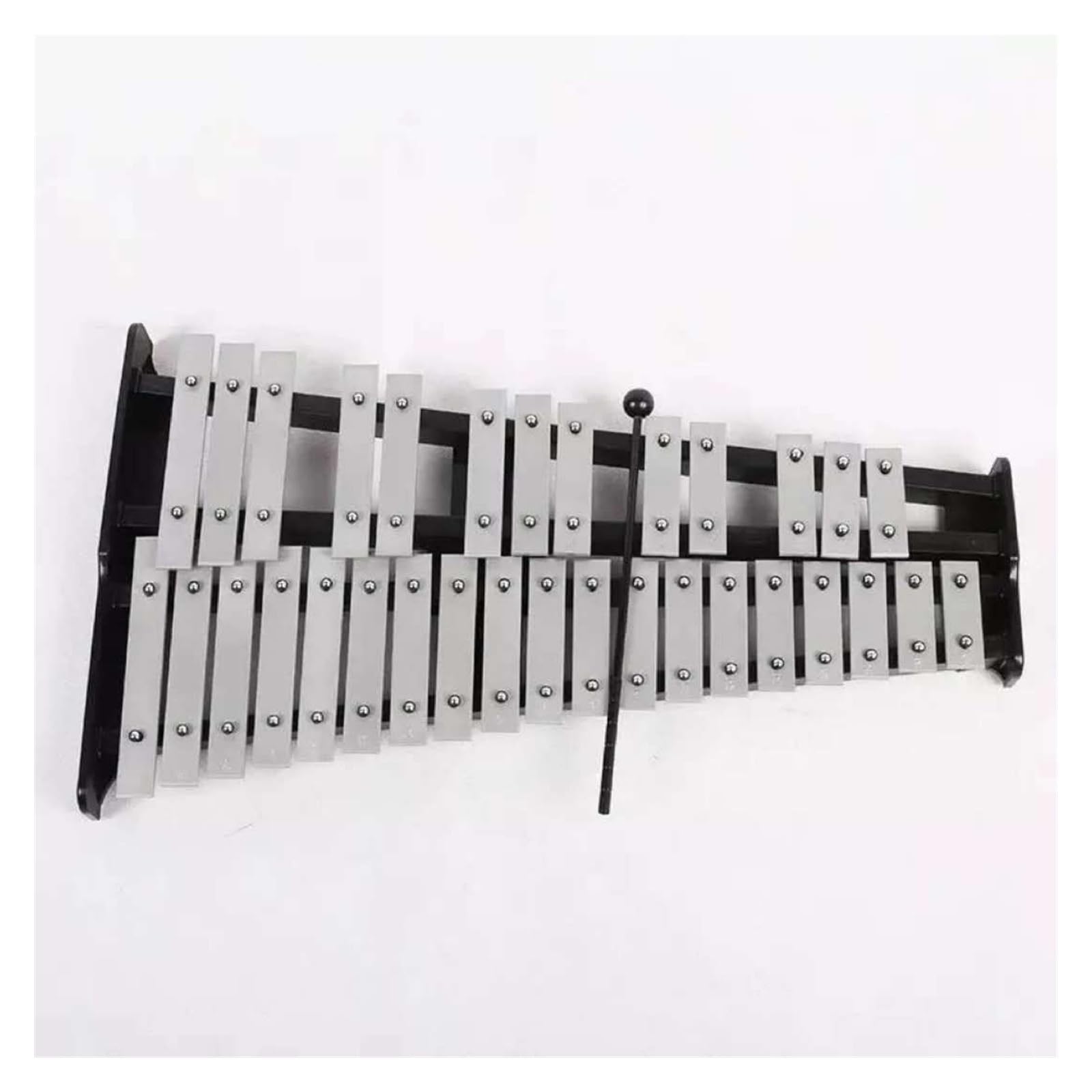 xilofono ​Legno Strumenti Didattici per Strumenti A Percussione Strumento A Percussione Glockenspiel con Piastra in Alluminio A 32 Toni