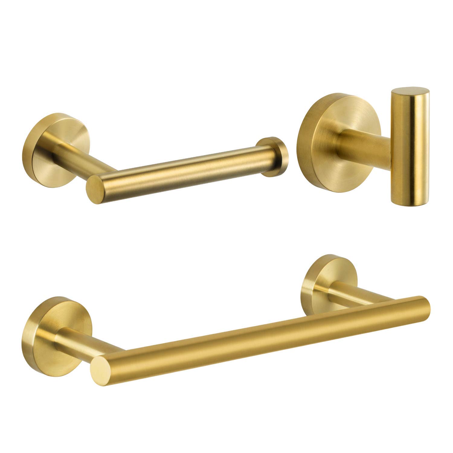 Barre de serviette de bain murale et accessoires pour ranger l'inox
