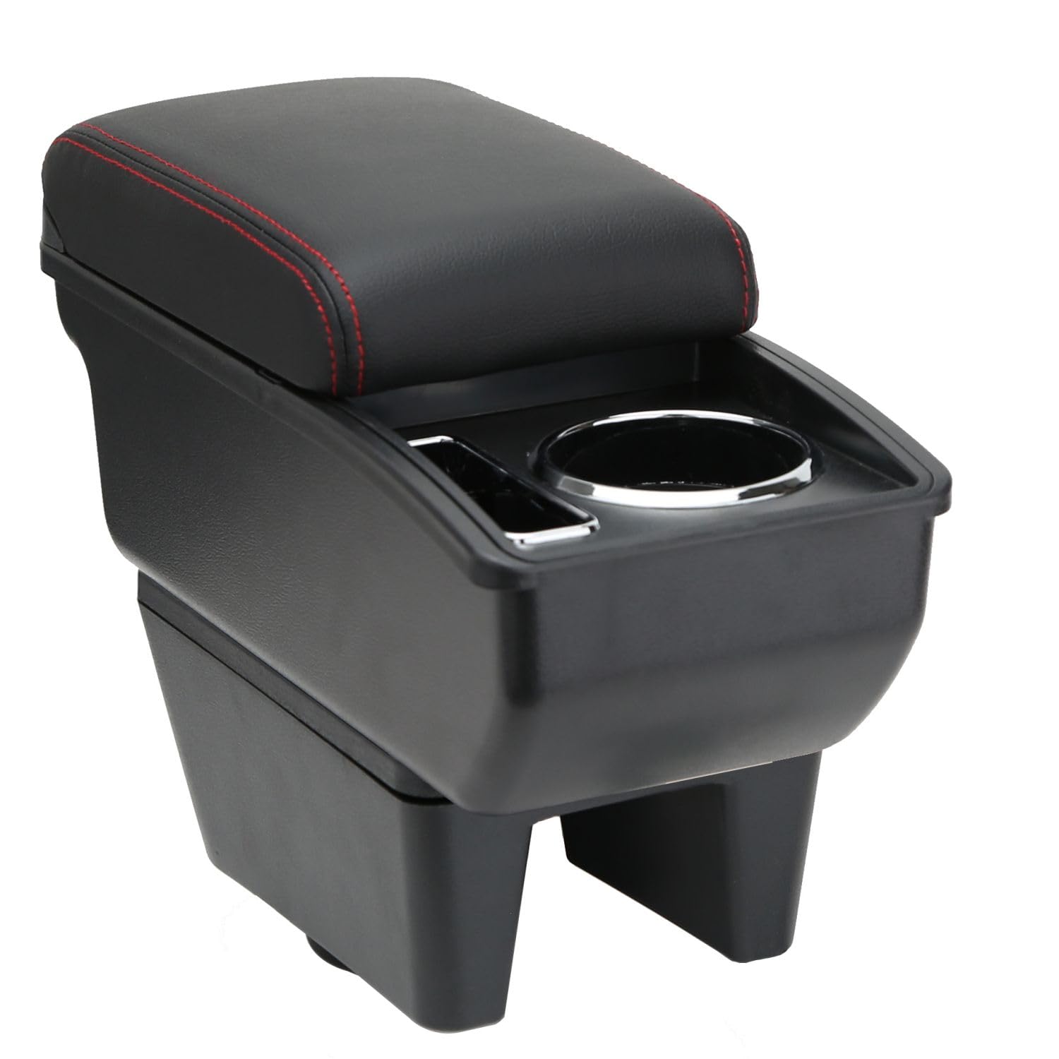 Podłokietniki samochodowe do Seat Ibiza 6J IV podłokietnik 2008-2017, schowek na konsolę środkową, dwuwarstwowy przedział, skórzany fotel samochodowy, akcesoria wewnętrzne