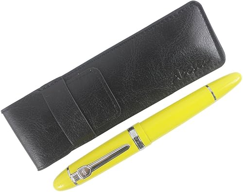 Miniatura 3 de Expert Deluxe Roller Ball Pen con bolsa para bolígrafos, barril grande, color amarillo