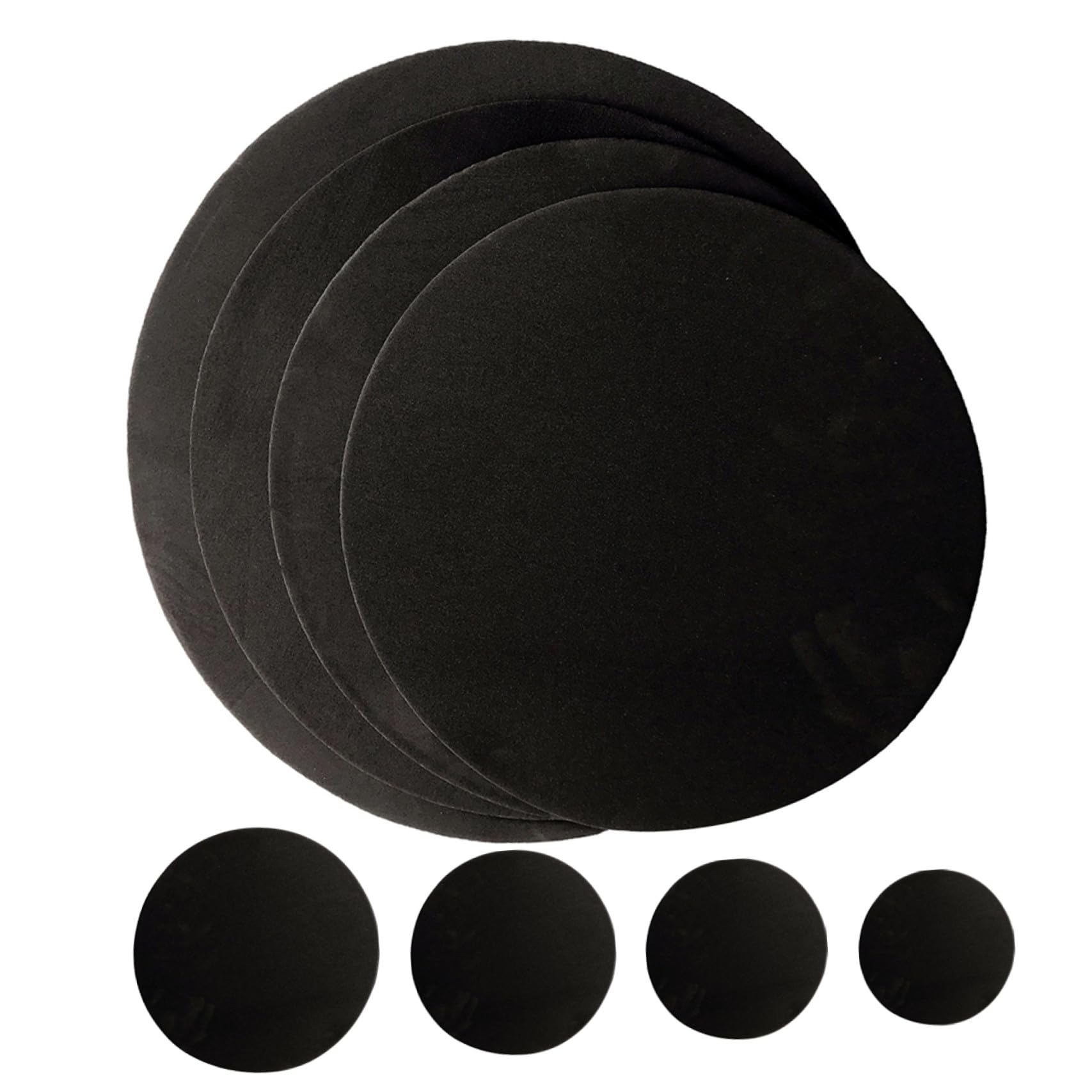 TOYANDONA 8piezas Almohadillas Silenciosas para Batería Accesorios para Percusión Almohadillas Silenciadoras para Práctica de Batería para Ensayos Casa o Estudio