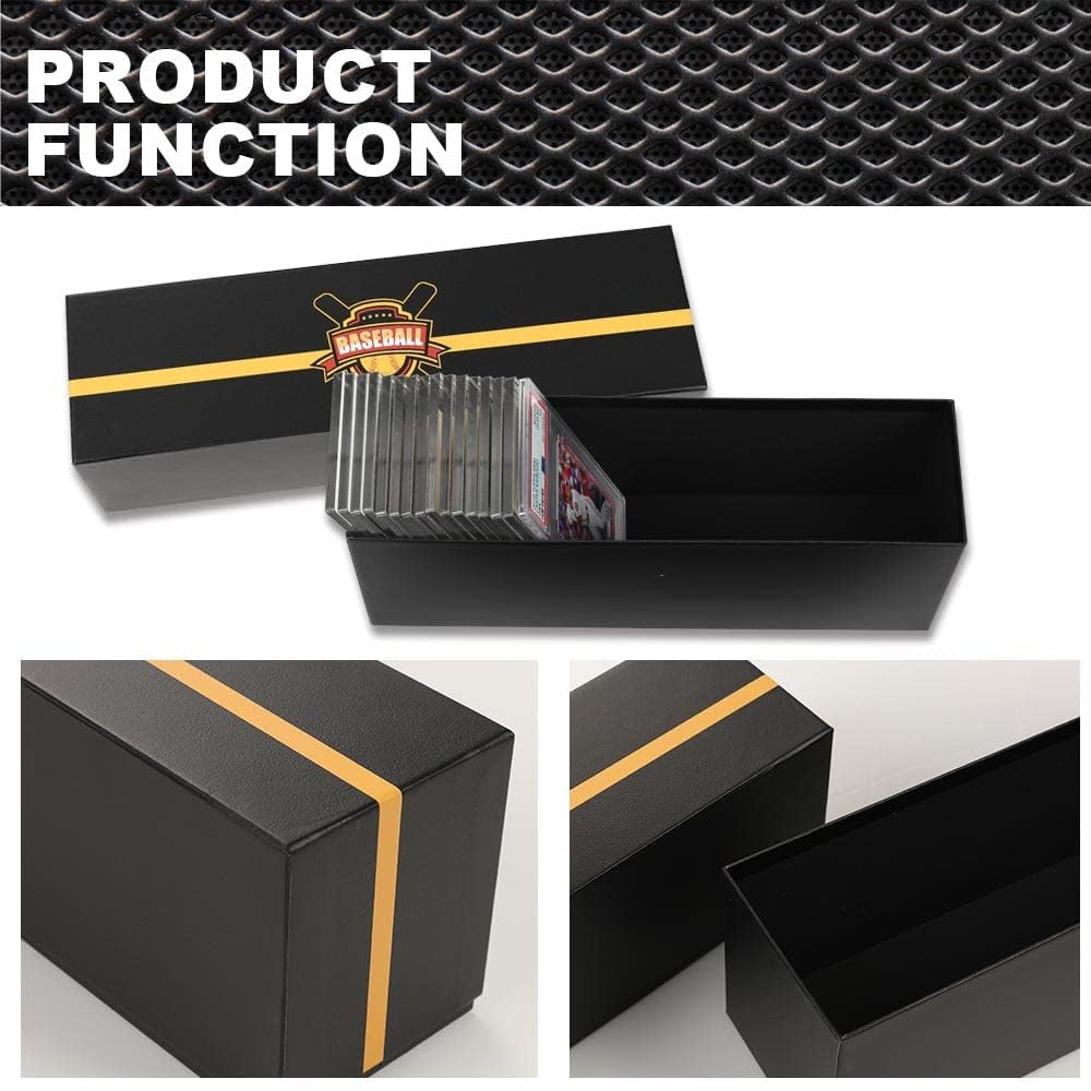 CROSSDESIGN Boîte de rangement pour cartes classées 50–55 Noir
