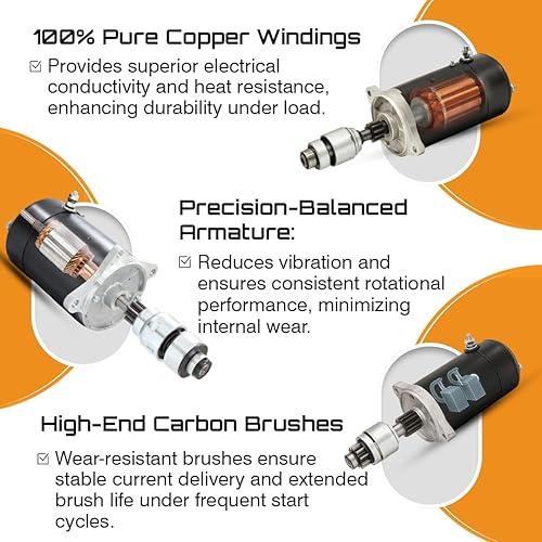 Miniatura 6 de Arrancador de 6V para Ford 2000 (1961-64) NAA Jubilee 1952-1954 y 1954 1955 F-100 Tractores 501 601 701 801 901 4000 New Holland 4030 4031 4040404 0