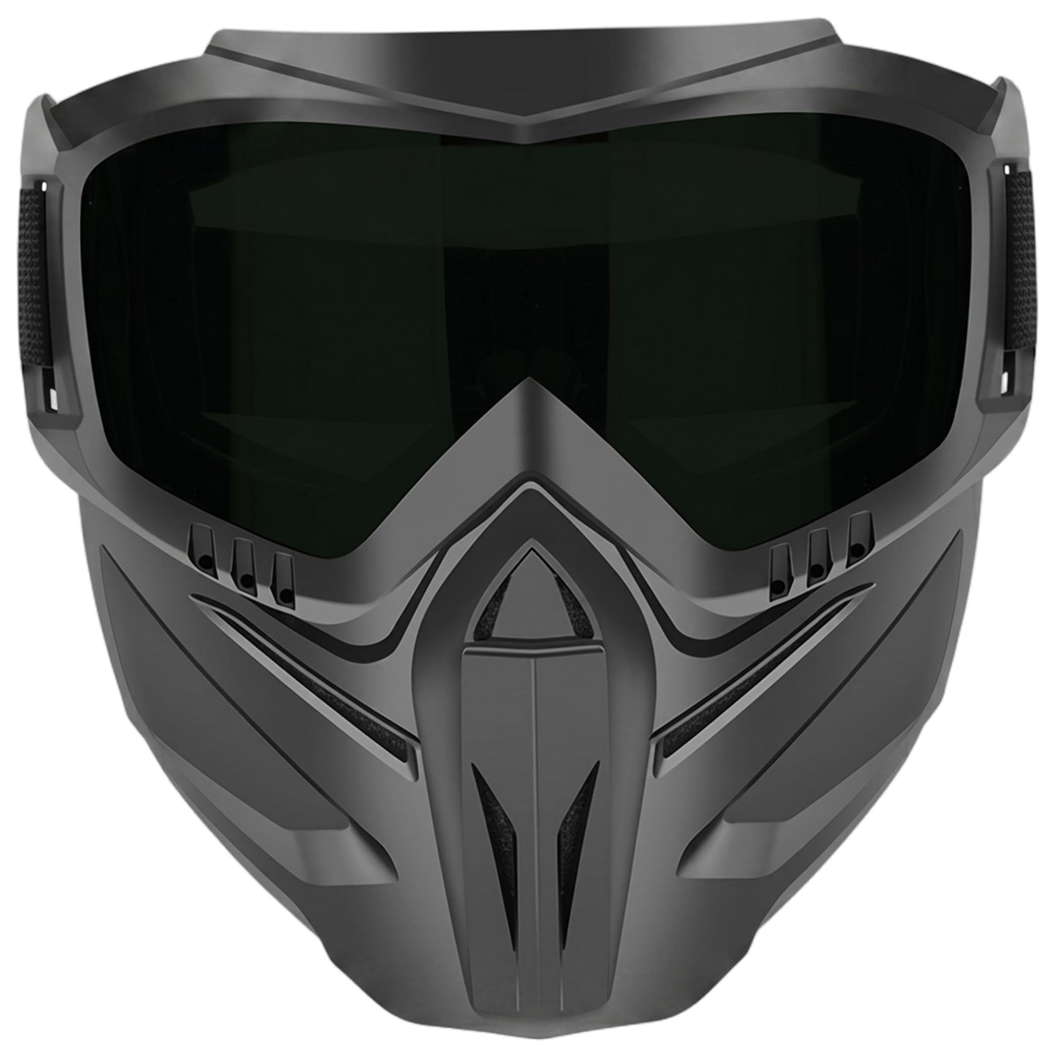 Welding Mask, Detachable Welding Goggles Dust & Windproof Face Shield for Grinding - Green Lens Goggles Welder Helmet Shield