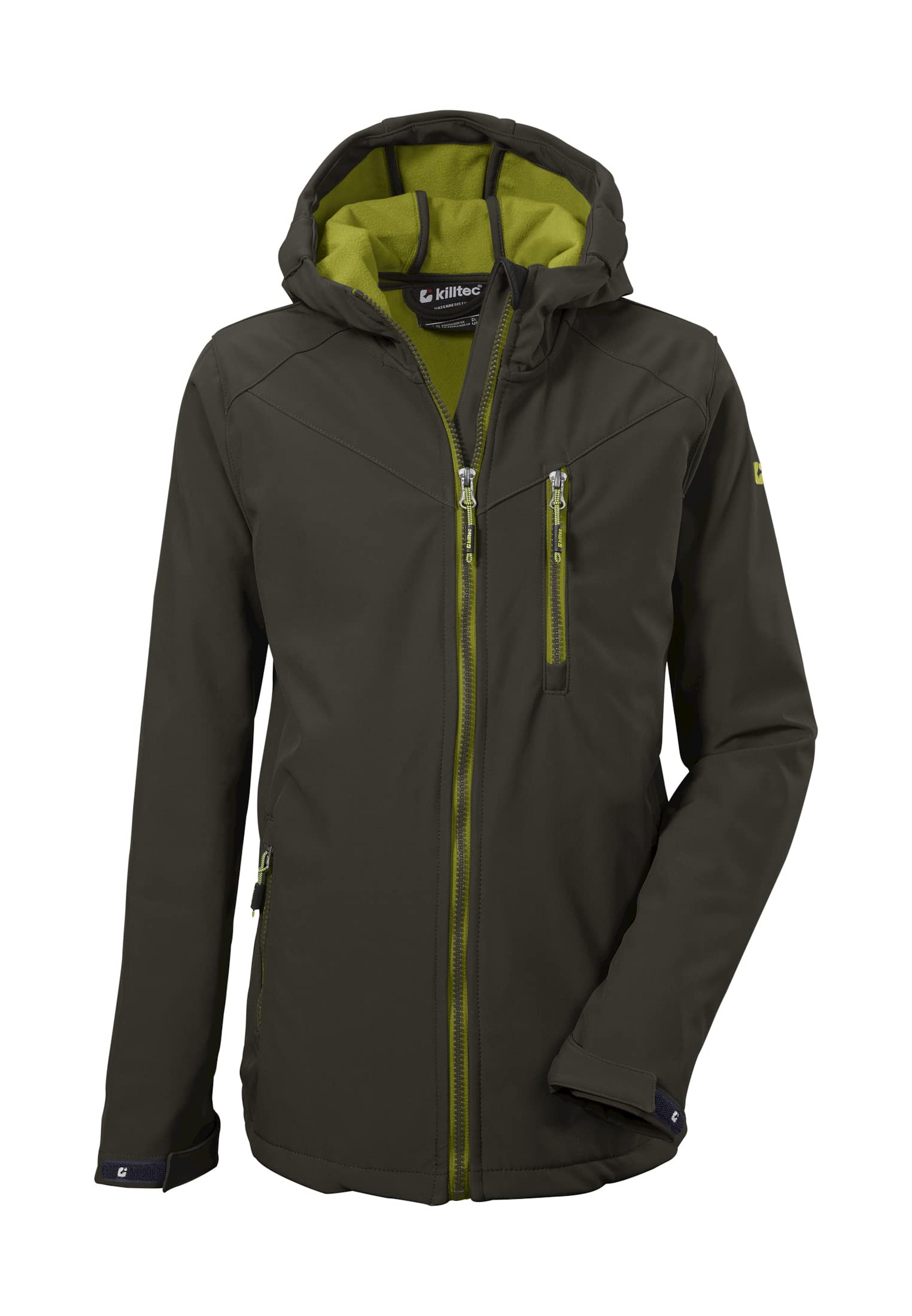 Killtec Jungen Soft Shell Jacke Softshell Jacke mit Kapuze Boys Softshelljacke wasserabweisend