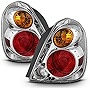 ACANII - For 2002-2006 Nissan Altima Chrome Housing Tail Lights Rear Brake Lamps Replacement Driver & passenger Side