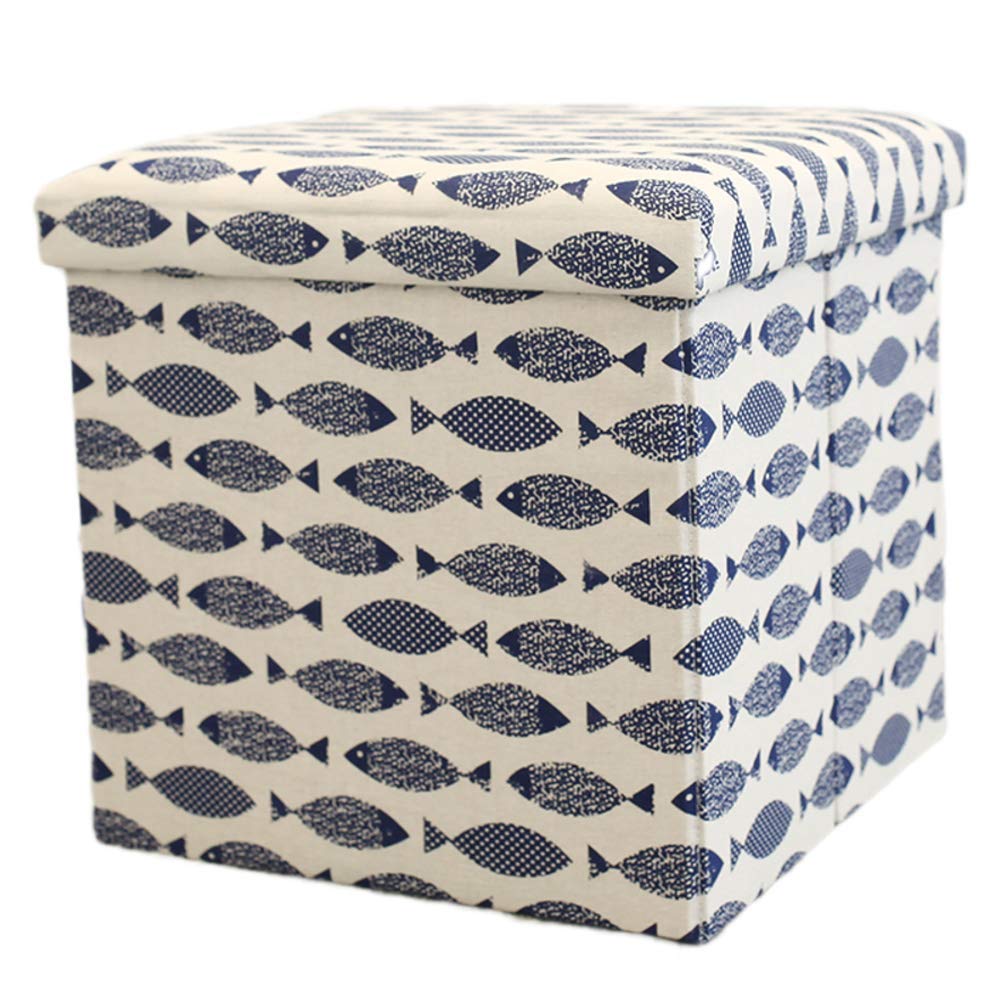 Repose-Pieds Ottoman Rangement Pliable | Tabouret Mousse Mémoire Table Basse