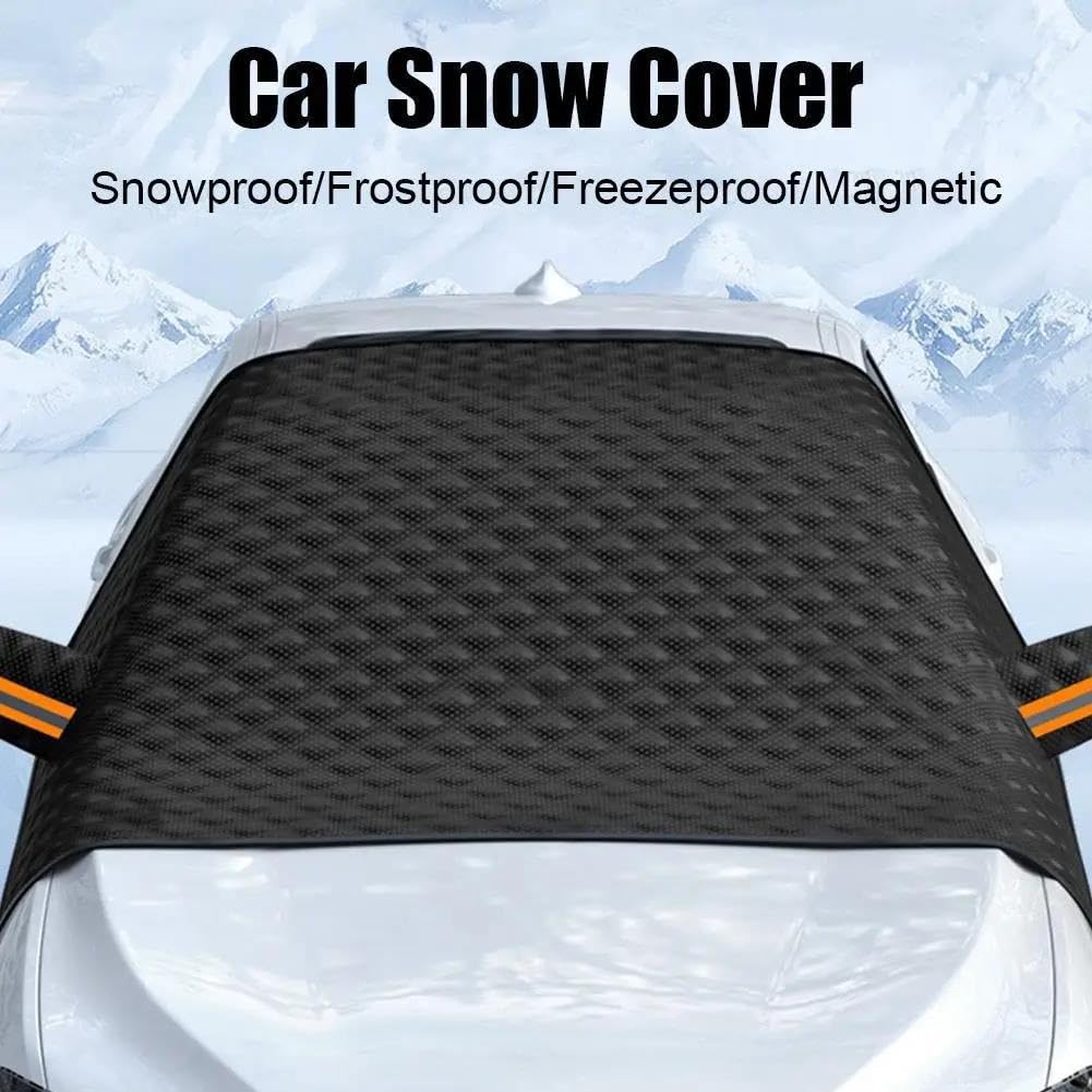 Generico Copertura Antineve Parabrezza Inverno Esterno Impermeabile Visiera Parasole Auto Antighiaccio Gelo Automatico con Magnete Copri Parabrezza Auto Inverno