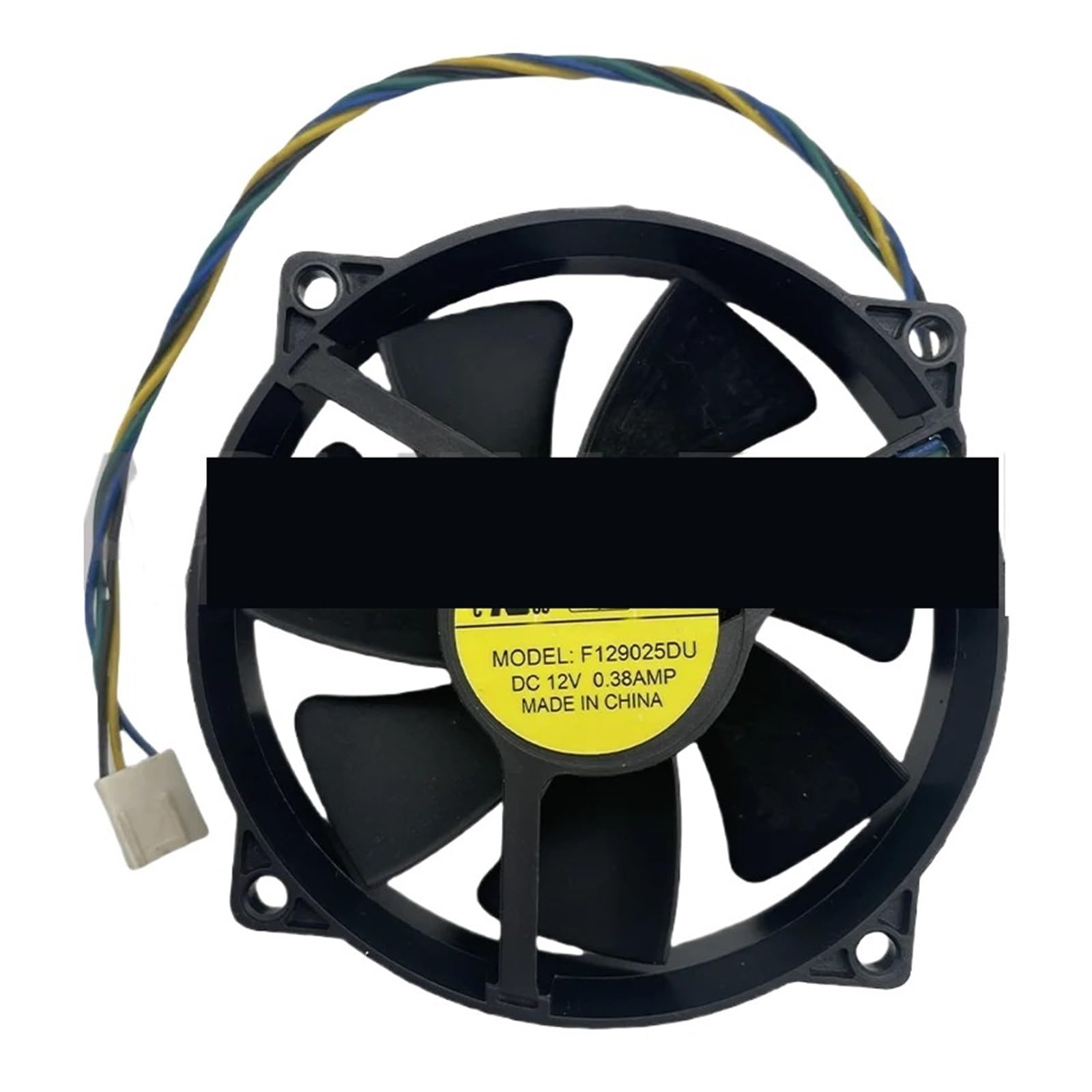 UWUKCJOKQ F129025DU DC12V 0.38A Four-Wire Cooling Fan