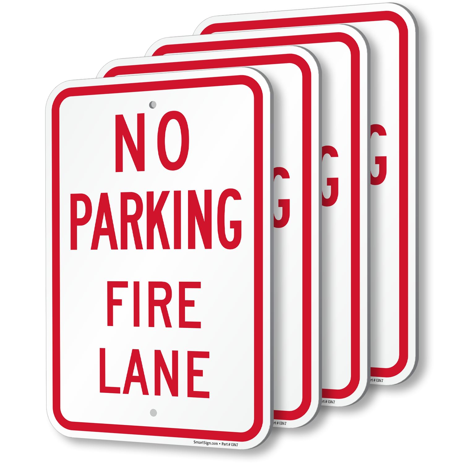 SmartSign No Parking, Tow-Away Zone With Bidirectional Arrow Sign And Stake Kit Sapt1311