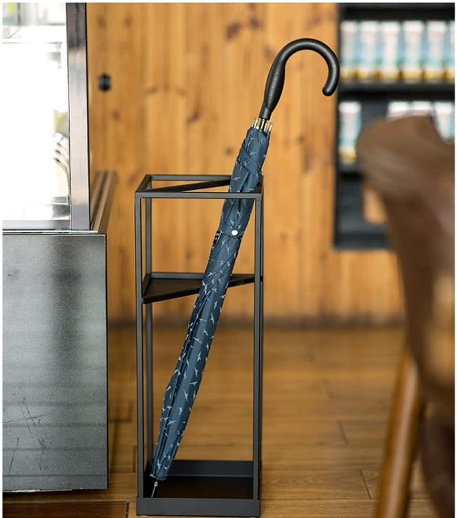 Umbrella Stand Umbrella Holder Indoor Umbrella Stand Entryway Freestanding Umbrella Holder Metal Long Umbrella & Short Folding Umbrella Holder Stand Rack Umbrella Rack Um