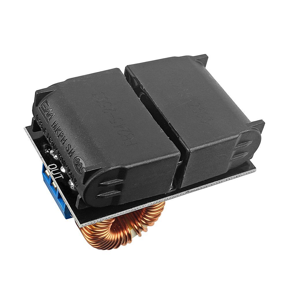 Produktbild von ZVS Niederspannungs-Induktionsheizung Modul 5–12V DC – 120W, Mit Heizspule – Für Tesla-Spule & Experimente