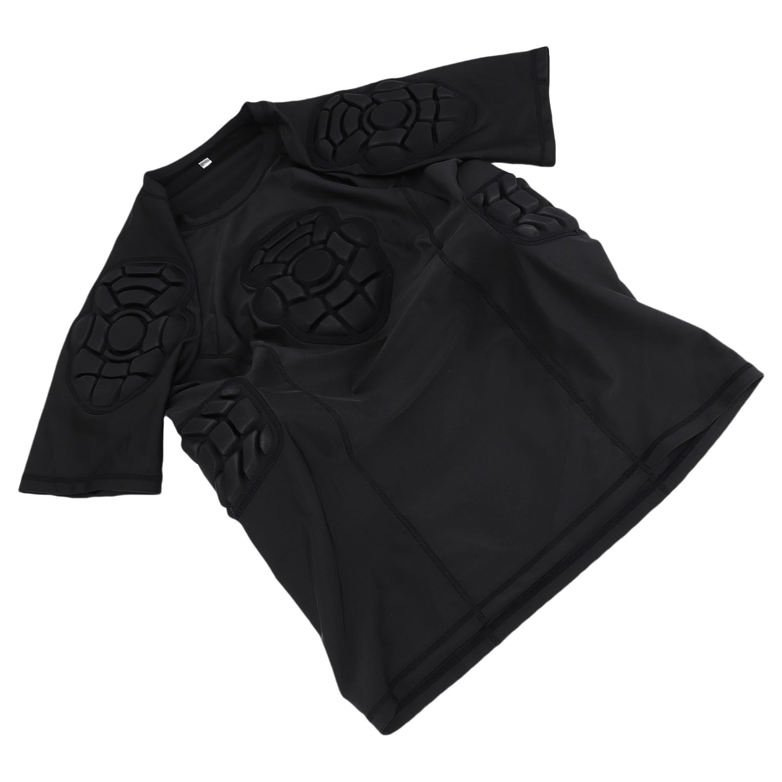Sxhlseller Maglia da Calcio Imbottita, Maglia da Portiere con Imbottitura Protettiva in EVA e Design Traspirante a Nido d'Ape, Top a Compressione in Fibra di Poliuretano per Allenamento per Uomini